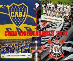 yapboz Boca Juniors vs Corinthians. Copa Libertadores Final 2012